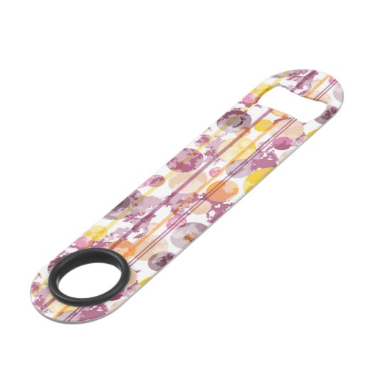 Spotgestreept wit patroon speed flessenopener (Voorkant Gekanteld)