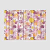 Spotgestreept wit patroon tissuepapier (Voorkant)