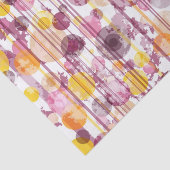 Spotgestreept wit patroon tissuepapier (Detail)