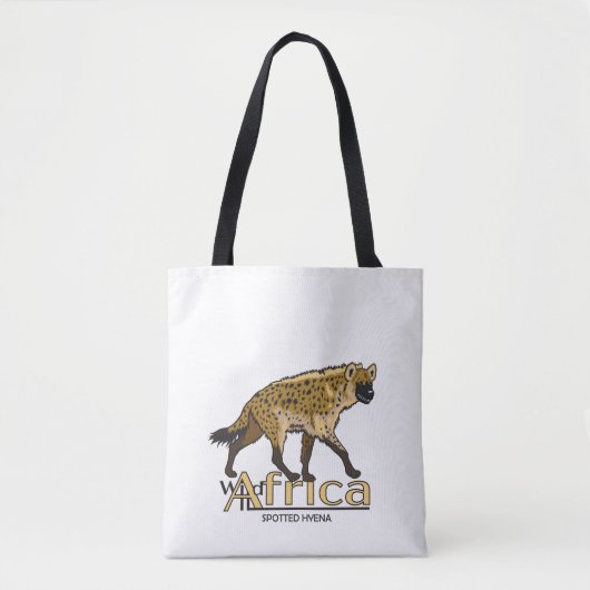 Spothyena. Wild Africa Tote Bag (Voorkant)