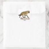Spothyena. Wild Africa Vierkante Sticker (Tas)