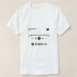 Spotify Song Shirt Love Song Gift for Couple