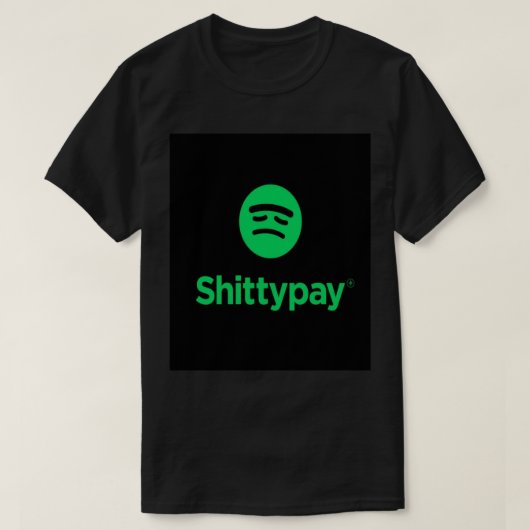 Spotify Sticker T-shirt (Design voorkant)
