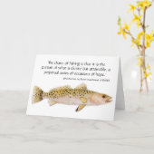 Spotkaart voor zeeforel met vangstquote kaart (Gele Bloem)