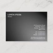 Spotlamp verlicht - Hot-roze Visitekaartje (Achterkant)