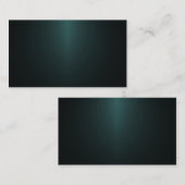 Spotlichtachtergrond - Blauwgroen Visitekaartje (Voorkant / Achterkant)