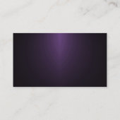 Spotlichtachtergrond - Paars Visitekaartje (Achterkant)