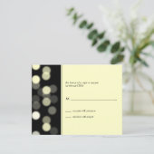 Spotlichtbalk/BBT Mitzvah Reply Card RSVP Kaartje (Staand voorkant)