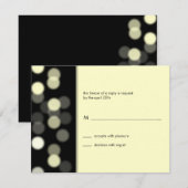 Spotlichtbalk/BBT Mitzvah Reply Card RSVP Kaartje (Voorkant / Achterkant)