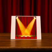 Spotlichten op het werkgebied bedankkaart