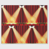 Spotlichten op het werkgebied cadeaupapier (Vlak)