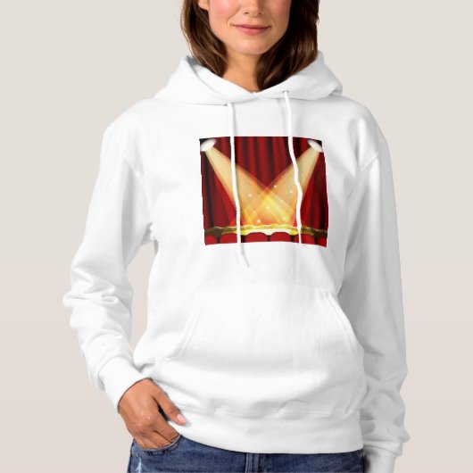 Spotlichten op het werkgebied hoodie (Voorkant)