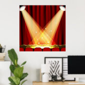 Spotlichten op het werkgebied poster (Thuiskantoor)