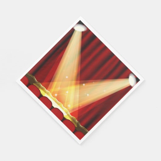 Spotlichten op het werkgebied servet (Hoek)