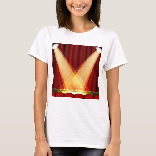 Spotlichten op het werkgebied t-shirt (Voorkant)