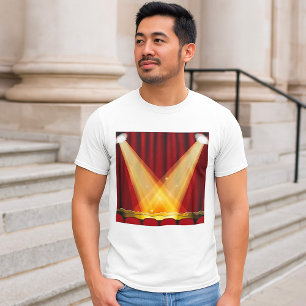 Spotlichten op het werkgebied t-shirt