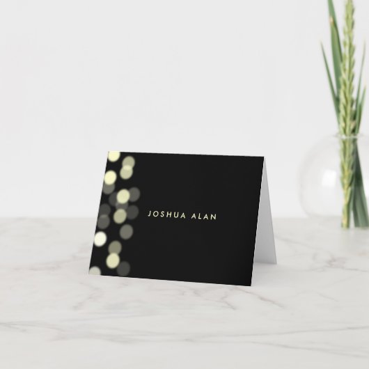 Spotlight Bar/Bat Mitswa bedankkaart (Voorkant)