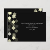 Spotlight Bar Mitzvah Aangepaste Opvanging Uitnodi Kaart (Voorkant / Achterkant)