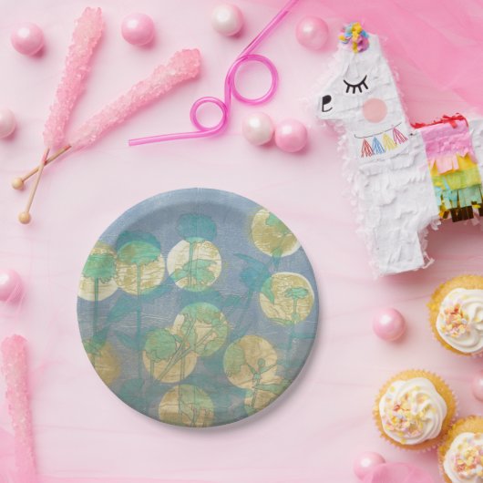 Spotlight Floral I Papieren Bordje (Feest)