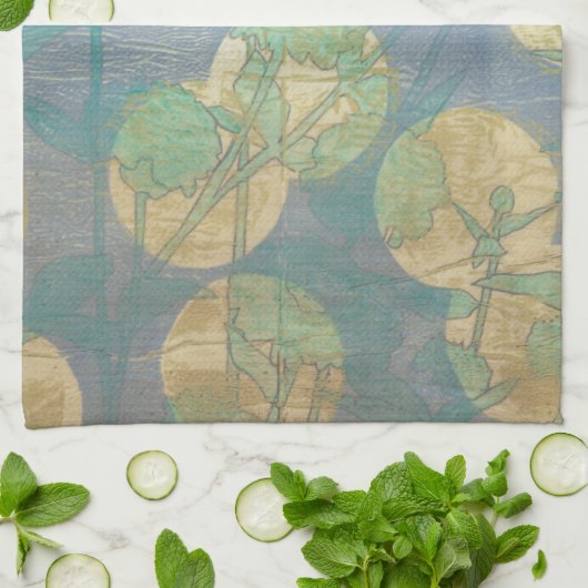 Spotlight Floral I Theedoek (Gevouwen)