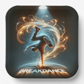 "Spotlight Groove" - Dancing in de kijker! Papieren Bordje (Voorkant)