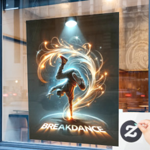 "Spotlight Groove" - Dancing in de kijker! Raamsticker