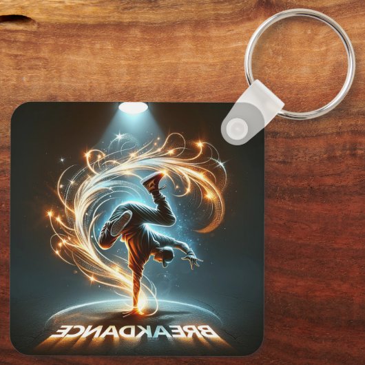 "Spotlight Groove" - Dancing in de kijker! Sleutelhanger (Achterkant)