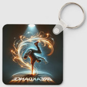 "Spotlight Groove" - Dancing in de kijker! Sleutelhanger (Achterkant)