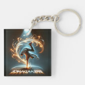 "Spotlight Groove" - Dancing in de kijker! Sleutelhanger (Achterkant)