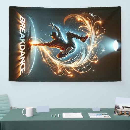 "Spotlight Groove" - Dancing in de kijker! Spandoek (Beurs)