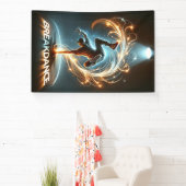 "Spotlight Groove" - Dancing in de kijker! Spandoek (Insitu)