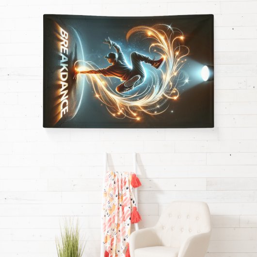 "Spotlight Groove" - Dancing in de kijker! Spandoek (Insitu)