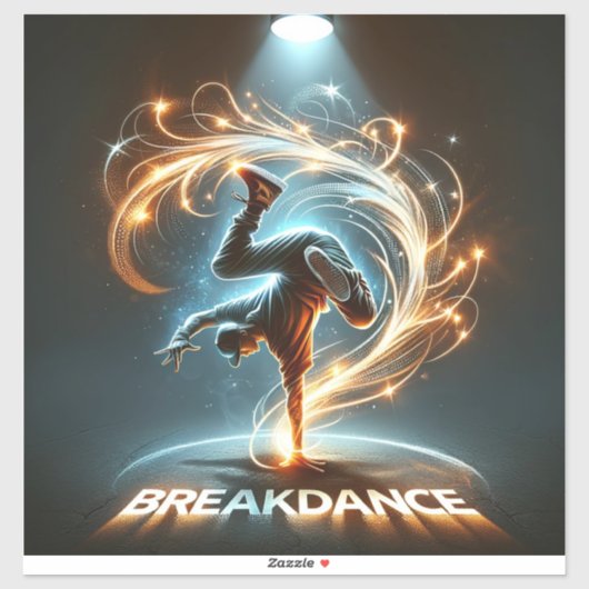 "Spotlight Groove" - Dancing in de kijker! Sticker (Vel)