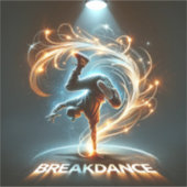 "Spotlight Groove" - Dancing in de kijker! Sticker (Voorkant)