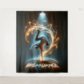 "Spotlight Groove" - Dancing in de kijker! Wandkleed (Voorkant)