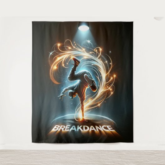 "Spotlight Groove" - Dancing in de kijker! Wandkleed (Voorkant)