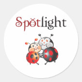 Spotlight Ladybug Sticker (Voorkant)