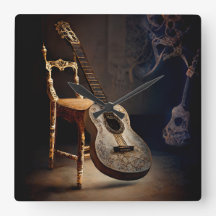 Spotlight op Guitar Wall Clock