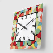 Spotlight Retro Vierkante Klok (Hoek)