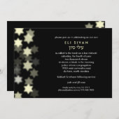 Spotlight Star van David Bar Mitzvah Kaart (Voorkant / Achterkant)