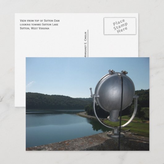 Spotlight, Sutton Dam, Sutton Lake, West Virginia Briefkaart (Voorkant / Achterkant)