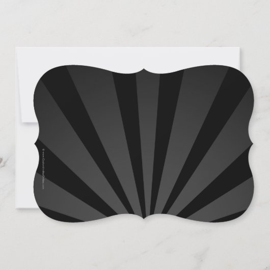 Spotlight Sweet 16-partijuitnodigingen met hoge Mo Kaart (Achterkant)