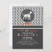 Spotlight van de Dalmatische uitnodiging (Voorkant)