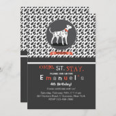 Spotlight van de Dalmatische uitnodiging (Voorkant / Achterkant)