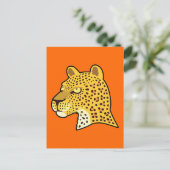Spotlood Leopard Briefkaart (Staand voorkant)
