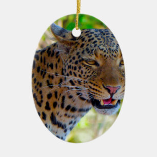 Spotlood Leopard Keramisch Ornament