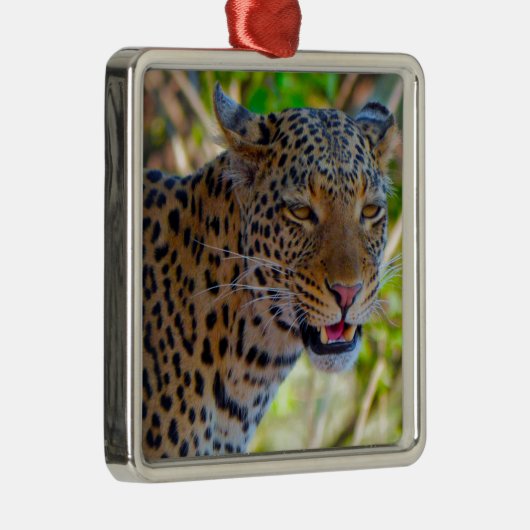 Spotlood Leopard Metalen Ornament (Rechts)