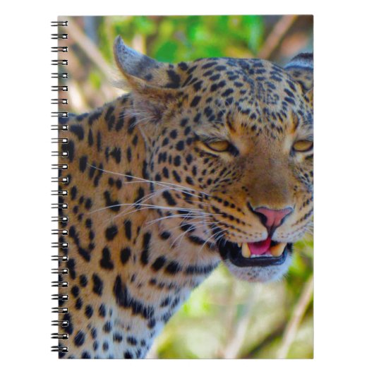 Spotlood Leopard Notitieboek (Voorkant)