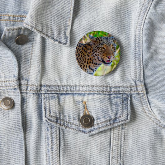 Spotlood Leopard Ronde Button 5,7 Cm (In situ)