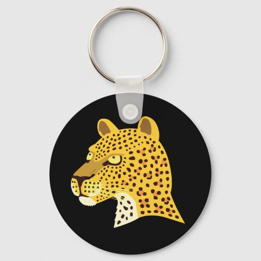 Spotlood Leopard Sleutelhanger (Voorkant)